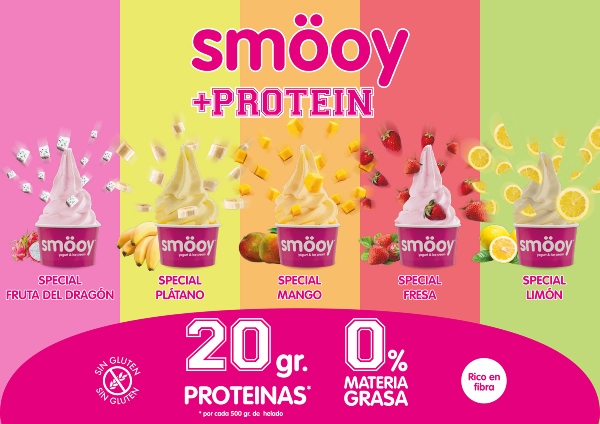Nace smöoy +PROTEIN, el primer yogur soft helado del mercado enriquecido con proteína